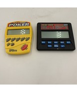 Radica Sports Draw and Deuces Poker And Pocket Poker Handheld Game Tested - $23.09 CAD