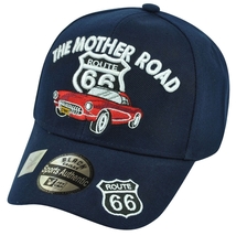 the Mother Road-Route 66 w/Corvette on a new Navy Blue Ball Cap w/tags - $20.00