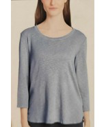 Gloria Vanderbilt Women&#39;s 3/4 Sleeve Slub Tee, BLUE VINTAGE WASH, S - €8,76 EUR