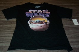 Women&#39;s Teen Star Wars Star Wars The Mandalorian Baby Yoda Child T-shirt Small - £15.66 GBP