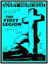 2636.WPA Theater&quot;The first Legion&quot;18x24 Poster.Home decor interior room design a - £22.38 GBP