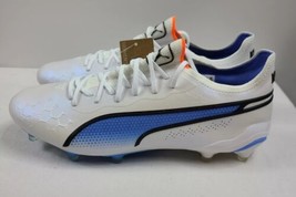 Puma King Ultimate FG AG Soccer Cleats Shoes White 107097-01 Mens Size 9.5 - £67.25 GBP