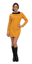 Rubie&#39;s Costume Secret Wishes  Star Trek Classic Deluxe Gold Dress, Adult Small - £108.85 GBP