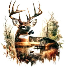 Deer Reflections Cross Stitch Pattern***L@@K*** - €2,56 EUR