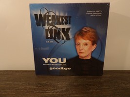 NEW - You Are The Weakest Link - Board Game Hasbro - 2001 Based On NBC&#39;s... - $21.49