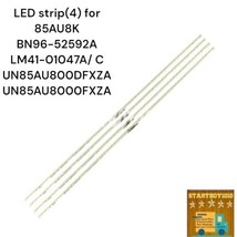 LED strips(4) for 85AU8K UN85AU800DFXZA UN85AU8000FXZA BN96-52592A LM41-... - £29.28 GBP