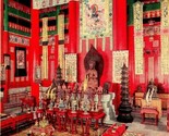 Vtg Postcard - INTERIOR OF CHINESE LAMA TEMPLE Chicago World&#39;s Fair 1933 - £5.37 GBP