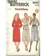 Vintage 80s Butterick 6527 Pattern, Misses Dress, Tunic &amp; Skirt, Size 14... - £3.14 GBP