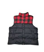 The North Face Vest Mens XL Black Red Plaid Nuptse 700 Puffer Quilted Fu... - $2,340.05 MXN