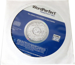 New Sealed Word Perfect Productivity Pack Recovery Cd Pn KD372 Dell P/N:0CD940 - £4.01 GBP