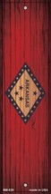 Arkansas Flag Novelty Metal Bookmark - $11.95