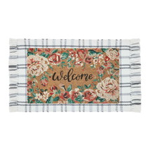 Mainstays Welcome Coir and Plaid Layering Doormat Set, 2 Pieces, 18&quot; x 3... - £30.08 GBP