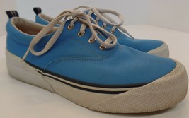 Keds Sport Blue Canvas Athletic / Boat Shoe Sz 8 - £23.19 GBP