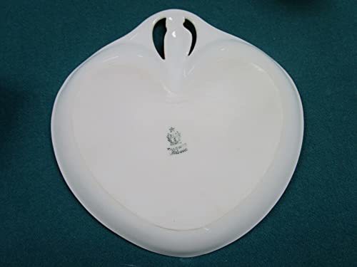 RS Prussia Tillowitz Silesia 6 1/2 Heart Shaped Golden Bird Cabinet Vanity Dish Item image 11