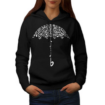 Wellcoda Umbrella Note Music Music Womens Hoodie - £32.85 GBP