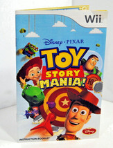 Instruction Manual Booklet Only Toy Story Mania! Disney Pixar Wii 2009 N... - $7.50
