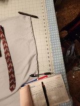 Vtg Cericano Maroon And Gold Silk Tie - $8.50