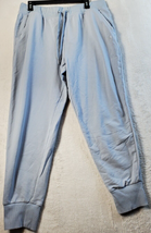 FILA Pants Women XL Blue Cotton Flat Front Slash Pocket Elastic Waist Dr... - $9.54