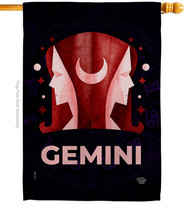 Gemini House Flag Zodiac 28 X40 Double-Sided Banner - $36.97