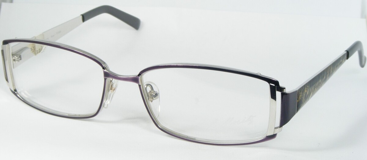 St.Moritz 45007 003 Violet / Argent/Or/Vert Unique Lunettes 52-17-135mm - $96.02
