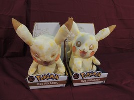 NEW Pokemon 20th Anniversary Pikachu &amp; Winking Pikachu 10&quot; Plush BUNDLE LOT - £63.42 GBP