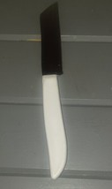 Vintage Ginsu Paring Knife Sheepfoot Blade Straight Edge White Handle 4&quot; - £7.90 GBP