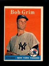 1958 TOPPS #224 BOB GRIM VG+ YANKEES *NY8979 - $3.68