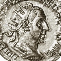 Trajan Decius / Abundantia MINT STATE Ancient Roman Empire Double Denari... - $217.55