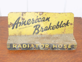 Vintage American Brakeblok Radiator Hose Metal Store Display - $54.45