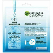 Garnier SkinActive Aqua Boost Fresh-Mix Mask with Hyaluronic Acid, 1.164 fl. oz. - £3.86 GBP