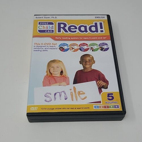 Primary image for Your Child Can Read! Robert Titzer 5 Volume DVD Set Reading System Developing