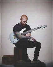 Born of Osiris Lee McKinney Ernie Ball Music Man guitar 8 x 11 pin-up photo - £3.38 GBP