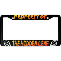 Property Of The Hidden Leaf Anime Aluminum Car License Plate Frame - £14.97 GBP