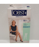 Jobst Ultrasheer Silky Beige Compression Stockings Thigh CT 8-15mmHg Med... - £13.85 GBP