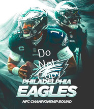 Philadelphia Eagles 2022 NFC Champs Poster  #6 - £7.61 GBP+