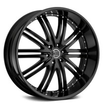 22 inch 22x9.5 2CRAVE No11 Satin Black Single wheel rim - £307.47 GBP