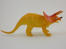 Imperial 1985 Plastic Triceratops Dinosaur Toy - $8.99