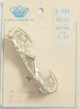 Vintage 1970s Crown Originals No Sew Belt Buckle Adjustable, Alligators,... - $292.49 MXN