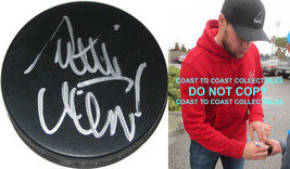 Antti Niemi Canadiens,Blackhawks,Sharks signed,autographed Hockey Puck,COA proof - £50.61 GBP