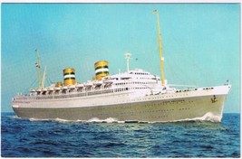 Postcard SS Nieuw Amsterdam Holland America Line - £2.28 GBP