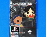 Uncharted The Lost Legacy Chloe Frazer and Nadine Ross Brass Enamel Pin ... - £19.91 GBP