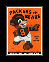 Vintage 1947 Chicago Bears Wall Art Poster Print Football Fan Wall Art Gift - £18.04 GBP+