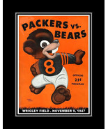 Vintage 1947 Chicago Bears Wall Art Poster Print Football Fan Wall Art Gift - £18.32 GBP+