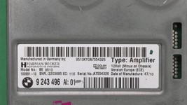 BMW Model BE 9510 Harman Becker Radio Audio Amplifier 9243496 image 6