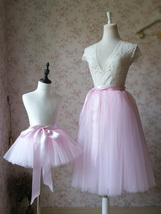 PINK Floor Length Tulle Skirt Womens Custom Tulle Skirt Outfit for Wedding image 8