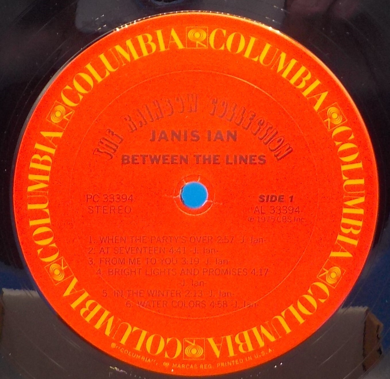 Janis Ian LP "Between The Lines" EX BX14 Item image 3
