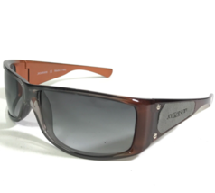 Jeckerson Sunglasses JK55101 976 Brown Purple Square Frames with Blue Le... - $46.57