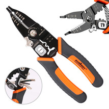 HORUSDY 8" Professional crimping tool / Multi-Tool Wire Stripper/Cutter/Crimper - $19.99