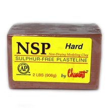 Chavant Clay - NSP Hard Brown - Sculpting and Modeling Clay (1/4 Case) - £68.41 GBP