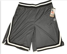 AND1 Sideline Shorts Ebony Men Large Gray Basketball Sports Training Wor... - £21.45 GBP